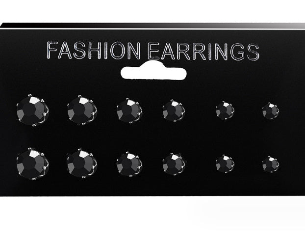 European And American Popular Crystal Zircon Earrings
